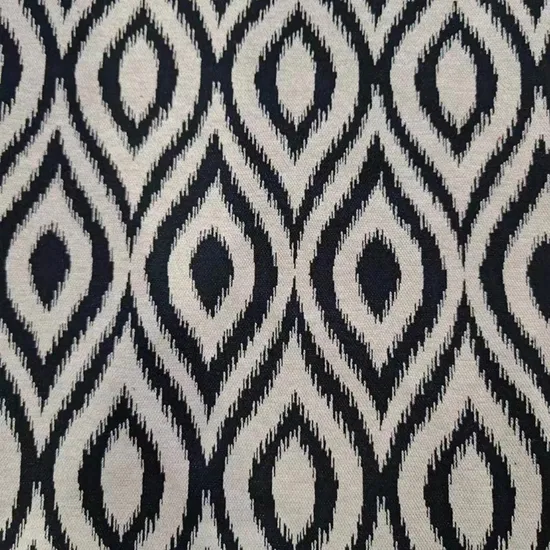 Großhandel Mantel Weicher Strick Jacquard Polyester Baumwollmischgewebe