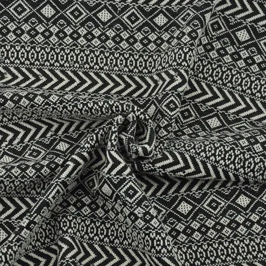 Großhandel Textil Baumwolle Polyester Spandex Ottoman French Terry Stoff Jacquard Strickstoff