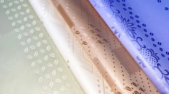 Benutzerdefinierte Premium Jacquard Stoff 100 % Baumwolle Afcican Shadda Brokat Frau Bazin Riche