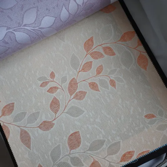 Heiße Verkäufe hochwertiger Haushalts-Cortinas-Produkt Hojitas-Muster 100 % Polyester-Jacquard-Vorhangstoff