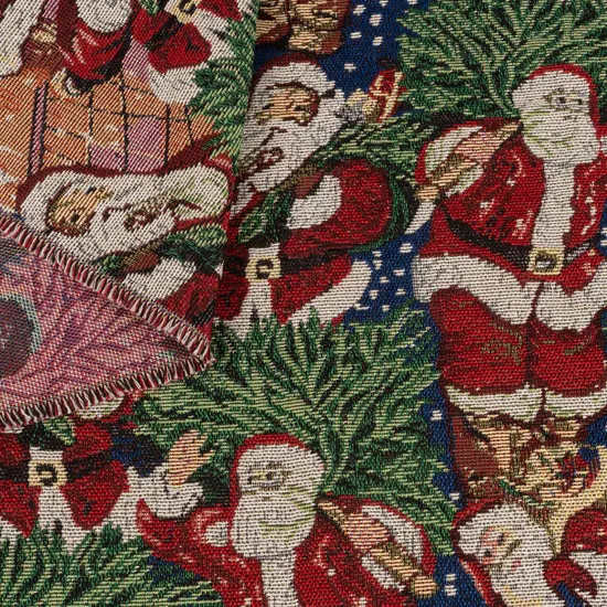 Weihnachts-Jacquard-Designs, mehrfarbig, garngefärbt, hochwertiger Jacquard-Stoff mit Tierdesigns, perfekt für Kleidung/Polster/Taschen/Schuhe